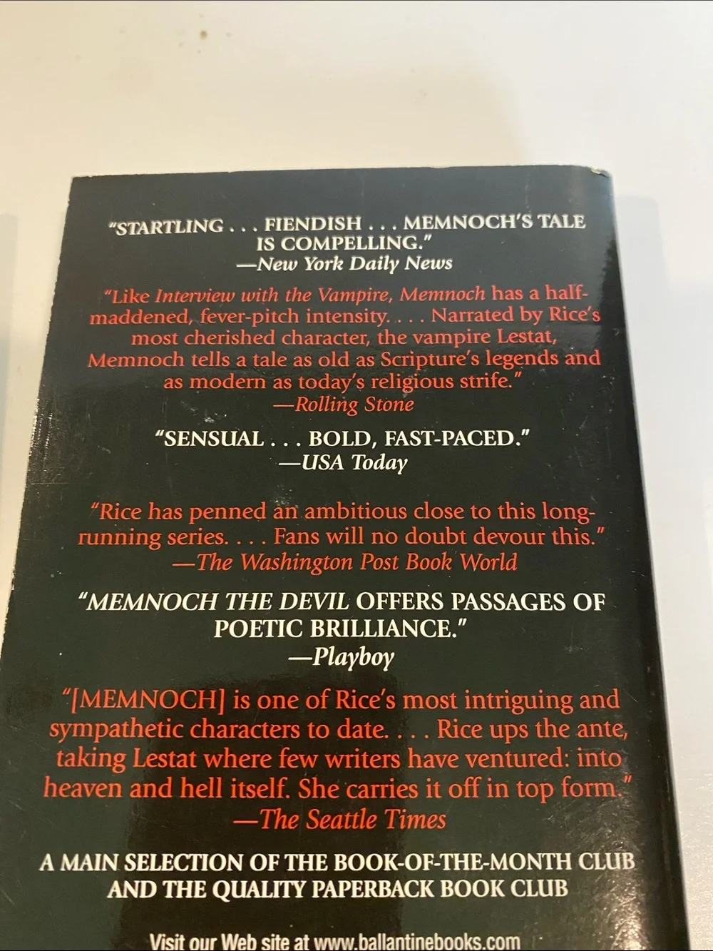 Ballantine Books two vampire